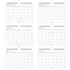Wall Calendar 2025/26-18 Month Planner Jan 2025-Jul 2026 - A4