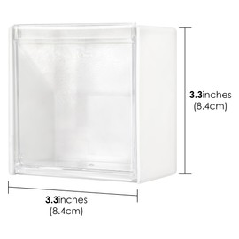 TOCCOOL 2Pcs Espresso Filter Basket Storage Box - Fits 51mm/53mm/54mm/58mm Portafilters, Coffee Filter Organizer for Barista Accessories and Espresso Station