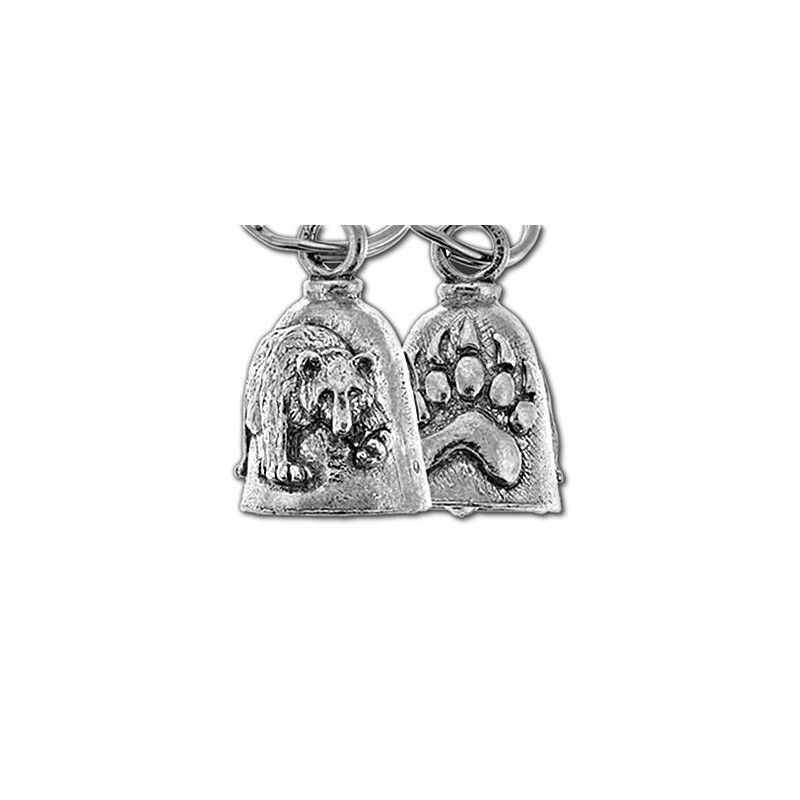 Bear totem Motorcycle Biker spirit guardian bell