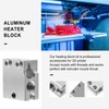 ULTECHNOVO 1pc Aluminum Heater Block for Printers High Temperature Stable