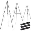 Nicpro Folding Easels for Display, 3 Pack 63 Inch Metal