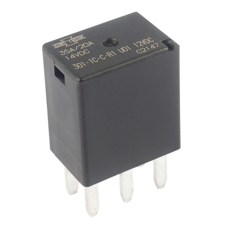 (Pack of 2) 301-1C-C-R1 U01 12VDC Automotive Relay 5 Pins