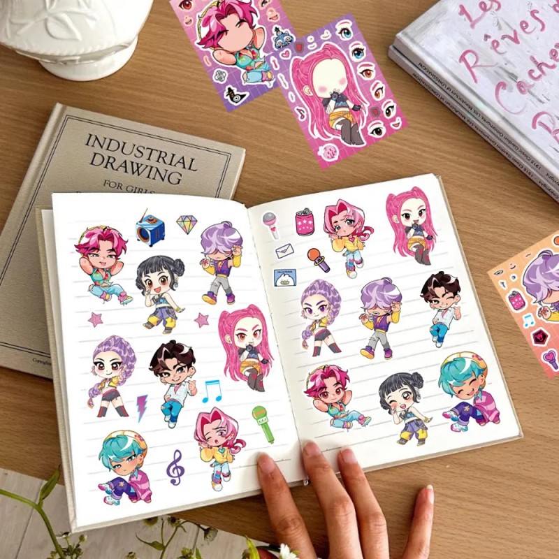 Pegatinas Decorativas Diy K-pop Demon Hunter, 16 Pieces
