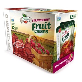 Brothers-ALL-Natural Fruit Crisps, Strawberry, 0.26 Ounce (Pack of 12)