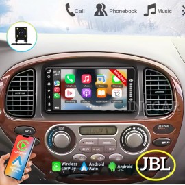 For Toyota Sequoia 2003-2007 Android 13 CarPlay Car Stereo Radio GPS FM With JBL