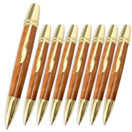 Legacy Woodturning, Polaris Twist Pen Kit - Gold, 8 Pack