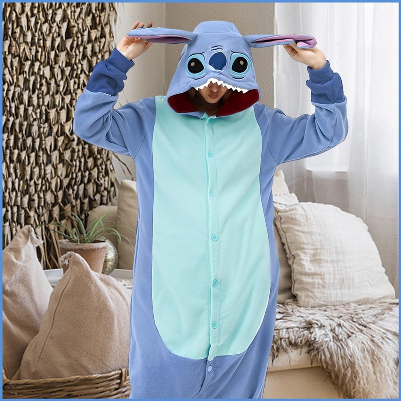 Harsever Pyjamas Cosplay Cartoon Animal, blue