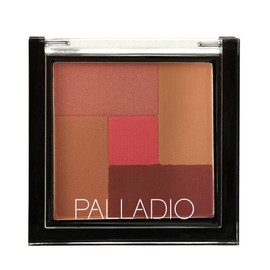 Palladio 2-en-1 Mosaic Blush and Bronzer, Polvo Prensado de Maquillaje Facial Suave y Sedoso, Cinco Tonos de Color desde Rosas Brillantes hasta...    
