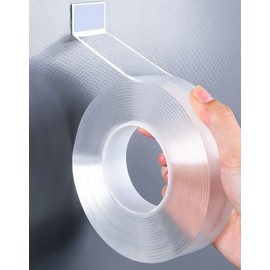 SARAHS Nano Tape Double Sided Tape Heavy Duty Double Sided Tape for Home Office Wall Decoration and Hanging, Furniture Carpet Fixation,Car Decoration （16.5 Ft x 1.18 in）