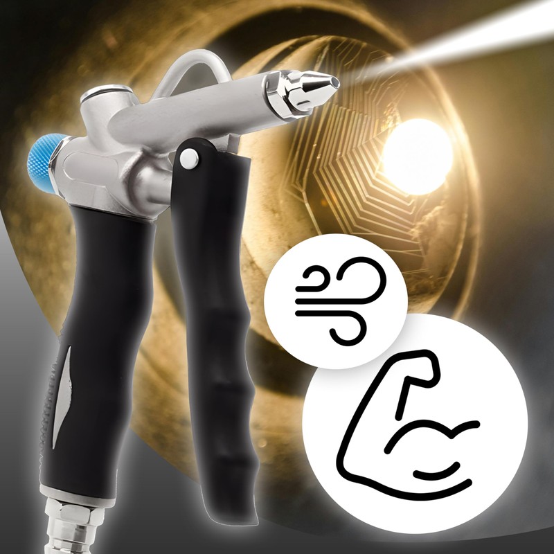 Retoo Air Flow Control Blow Gun 110mm Compressed Air Gun