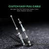 Tuperoymse Motorcycle Stunt Clutch Lever Easy Pull Cable System for
