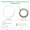 BZTT 8 PCS Refrigerator Drain Cleaning Tool - Fridge Water