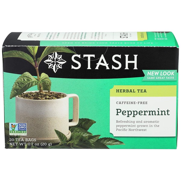 Stash Tea Peppermint Herbal Tea, 20 ct