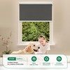Allesin Motorized Roller Blinds with Remote Control for Windows, Blackout