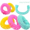 QY 14PCS Plastic Hair Curly Curler Magic Donut Rollers Circle