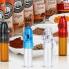 Portable Spice Dispenser, with Knob Switch Storage Bottle, Salt and