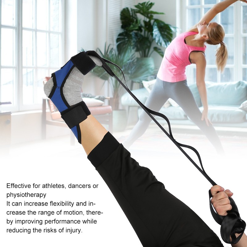 Professional Stretching Belt Yoga Pilates Leg Strap Rehabilitation Belt Fitness