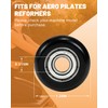 4Pcs Upgraded Roller Wheels for Aero Pilates Reformer, Smooth &
