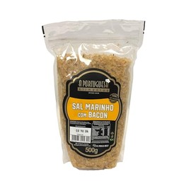 BR Corner | A Portuguesa Brazilian Bacon Sea Salt | Bacon Seasoning for BBQ 17.63oz | Tempero Sal Grosso Marinho com Bacon para Churrasco 500g