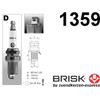 BRISK Super D17YC 1359 Spark Plugs (Pack of 4)