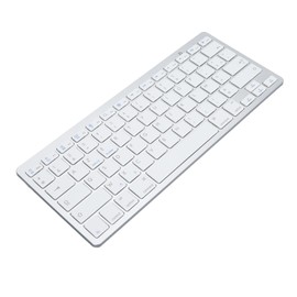 Zopsc Language Keyboard, Portable Compact Ultra Thin Bilingual Language Keyboard, Bluetooth Keyboard for iOS, for Android, for Windows, for SmartTV and (French AZERTY Layout)