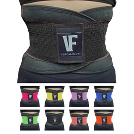 VEROMAN ppi-gear003 Women's Waist Shaper, Muscle Training, Training Belt, Slim Belt, Black