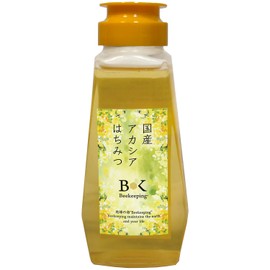 Domestic Acacia Honey 10.6 oz (300 g) / Domestic Acacia Honey / Can be used with one hand / A good container for honey sharpness