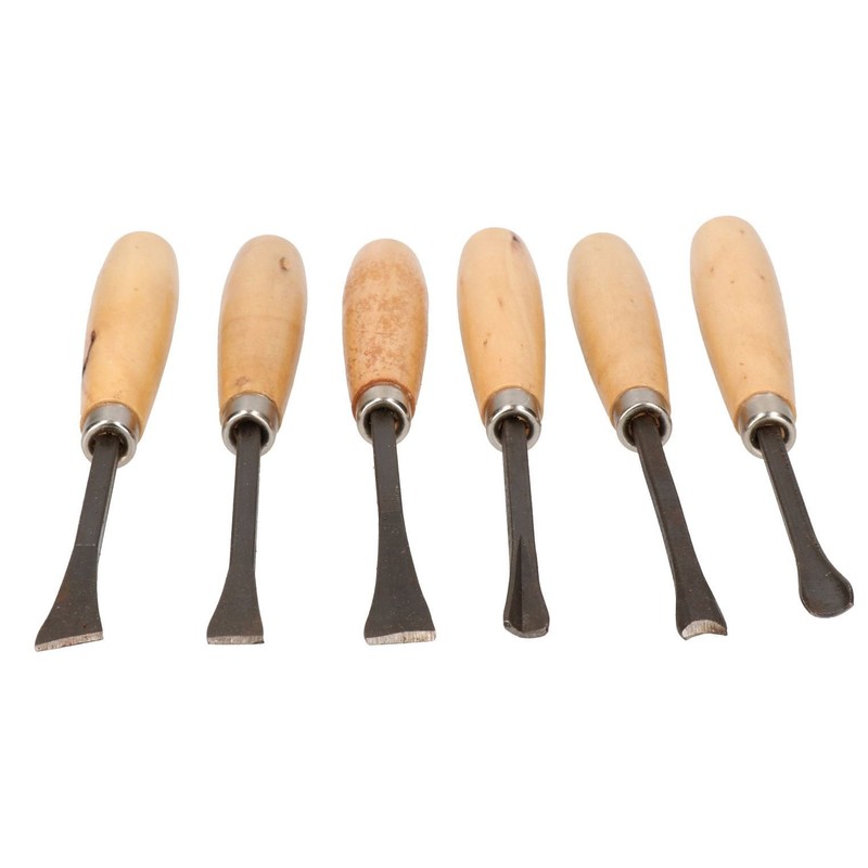 Toolzone 6Pc Carving Chisel Set