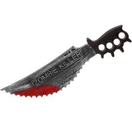 Generic 20" Realistic Plastic Creepy BLOODY SAW ZOMBIE KILLER Costume Haunted House Prop