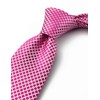 Men's Rose Red Ties Handmade Spot Pin dots & Plaid