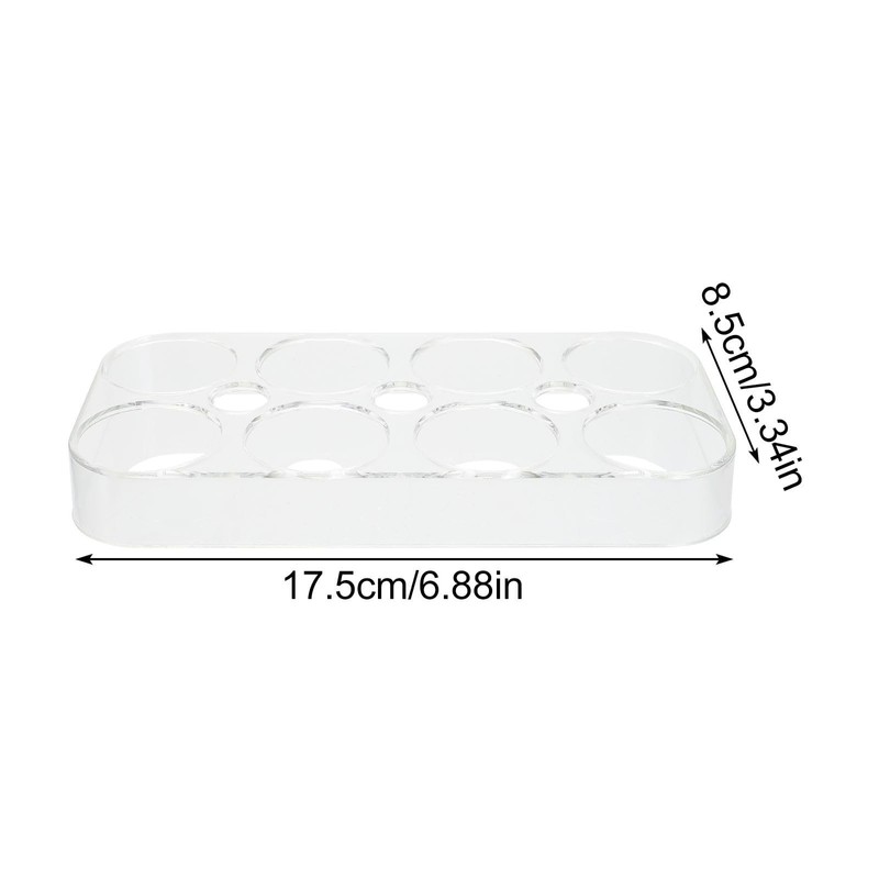 Cabilock Eieraufbewahrungsbox Stapelbarer Eierhalter Egg Holder: 2Stück Eierhalter für Eierbehälter