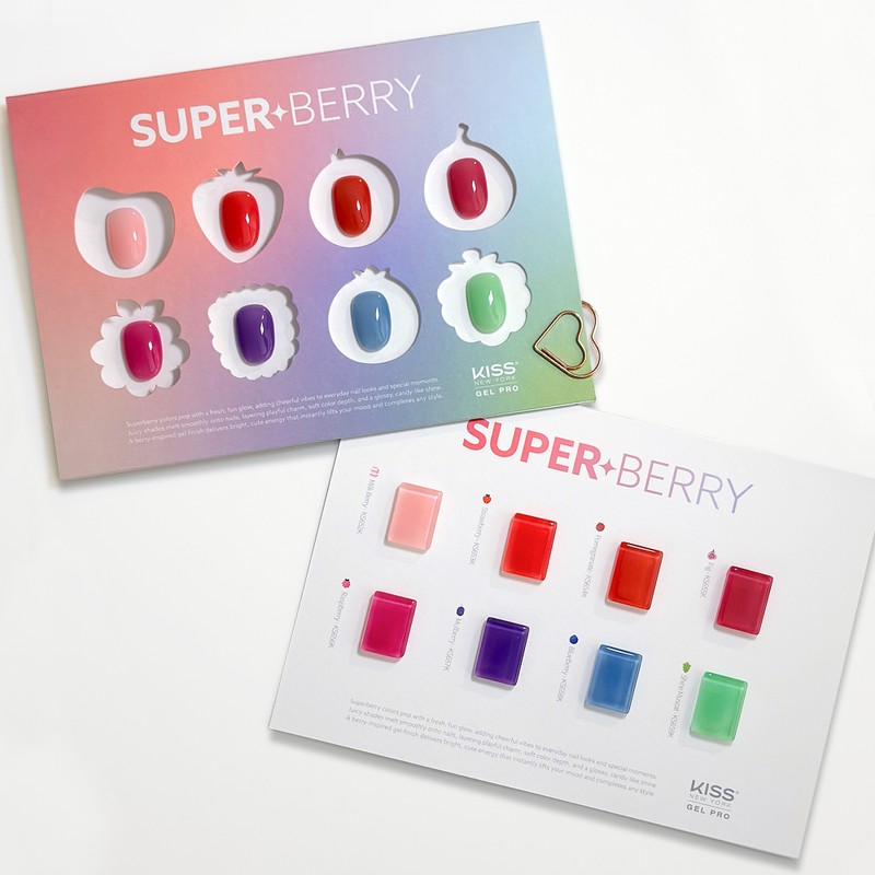 Kiss New York Superberry Syrup Gel 8-piece set / 키스뉴욕
