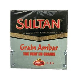 Green Tea Sultan Grain Ambar 200g – Pearl Gunpowder Green Tea for Traditional Moroccan Mint Tea