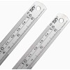 YEBMoo Metal Ruler Stainless Steel Ruler Straight Edge Measuring Tool