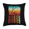 nurse nuses Throw Pillow