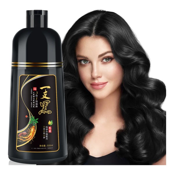 Shampoo Tinte Instantáneo Cubre Canas 3en1 Natural Jengibre