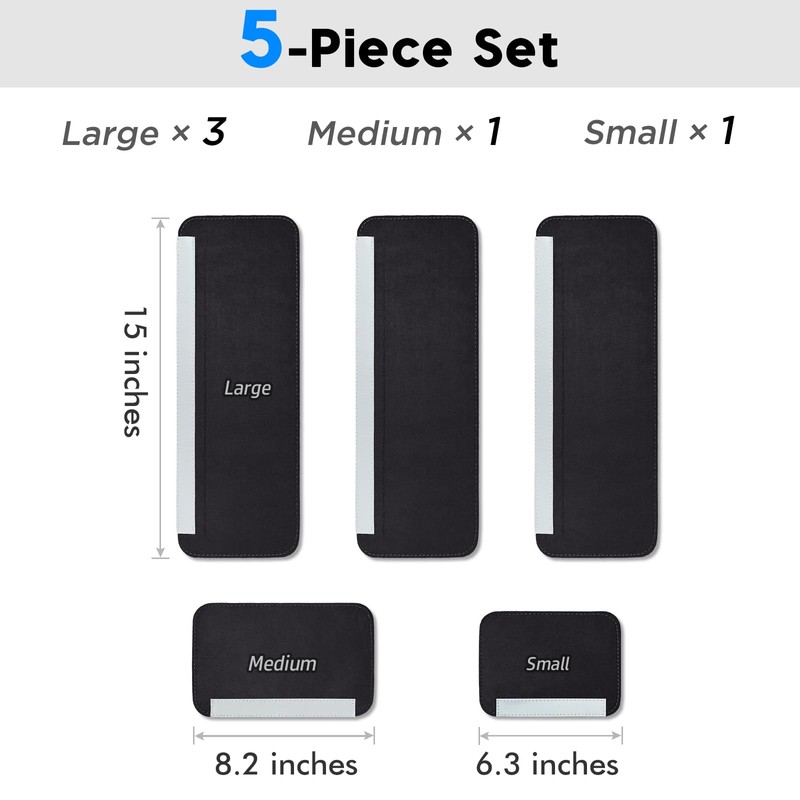 Refrigerator Door Handle Covers, Set of 5, Non-Slip Appliance Handle