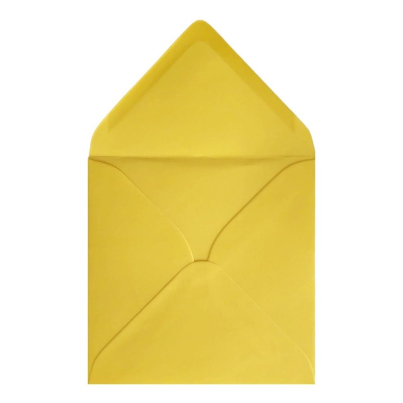 50 Mid Yellow Square Envelopes - 155mm x 155mm -