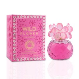 FRAGRANCE COUTURE Wild Flower Pink, Women Perfume Eau de Parfum Floral Notes Sweet Fresh 3.4 OZ