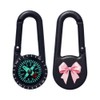 'Pink Bow' Compass Keyring (KC00035676)