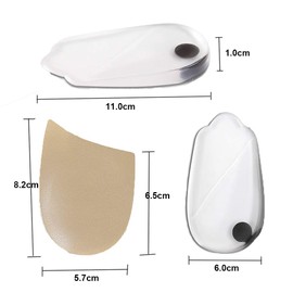 Mcvcoyh Plantillas ortopédicas para corregir insertos de zapatos de pierna tipo O/X, cojines magnéticos integrados para alineación de pies, dolor de rodilla y piernas de arco, 2 pares