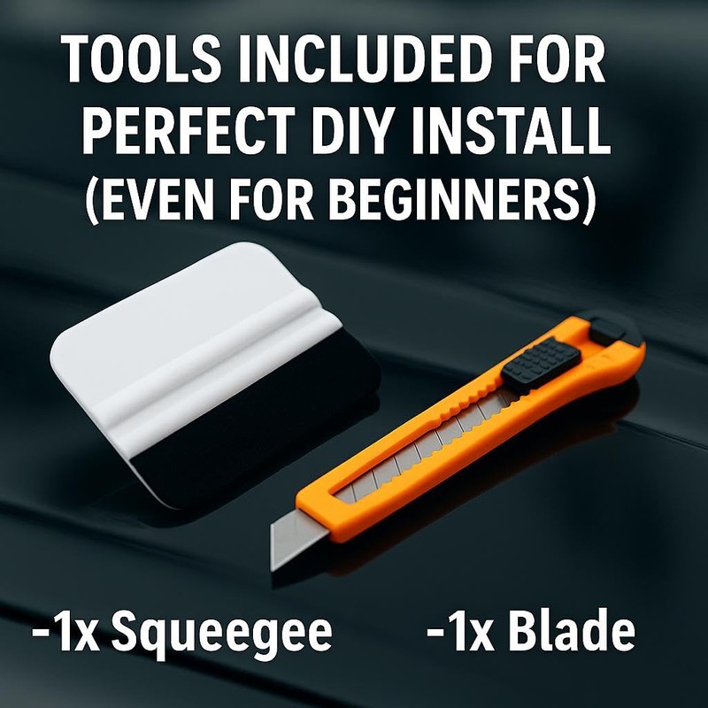 BOGAR TECH DESIGNS Side Window Trim Chrome Delete Overlay Compatible