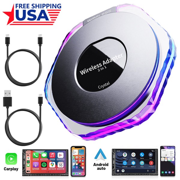 USB Wireless CarPlay Adapter Dongle BOX For Apple iOS Car