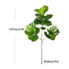 Artificial Ficus Tree Branch, 27.55 in Fake Green Plant Decor