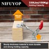 Toggle Latch Clamp 4001, 6 Pack Adjustable Toggle Clamp Latch,