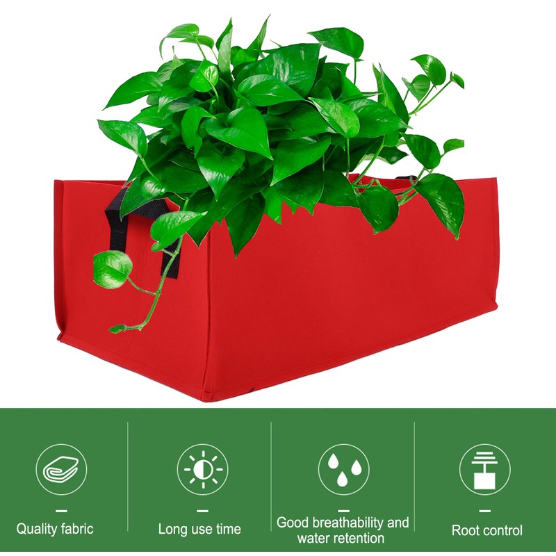 3PCS Thicken Non Woven Vegetable Planting Seedling Grow Bags Garden