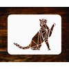 Cat Stencil - 23 x 16.5 cm - Reusable Geometric