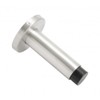 Dzina Projection Door Stop with Rose 90mm Satin Stainless Steel,