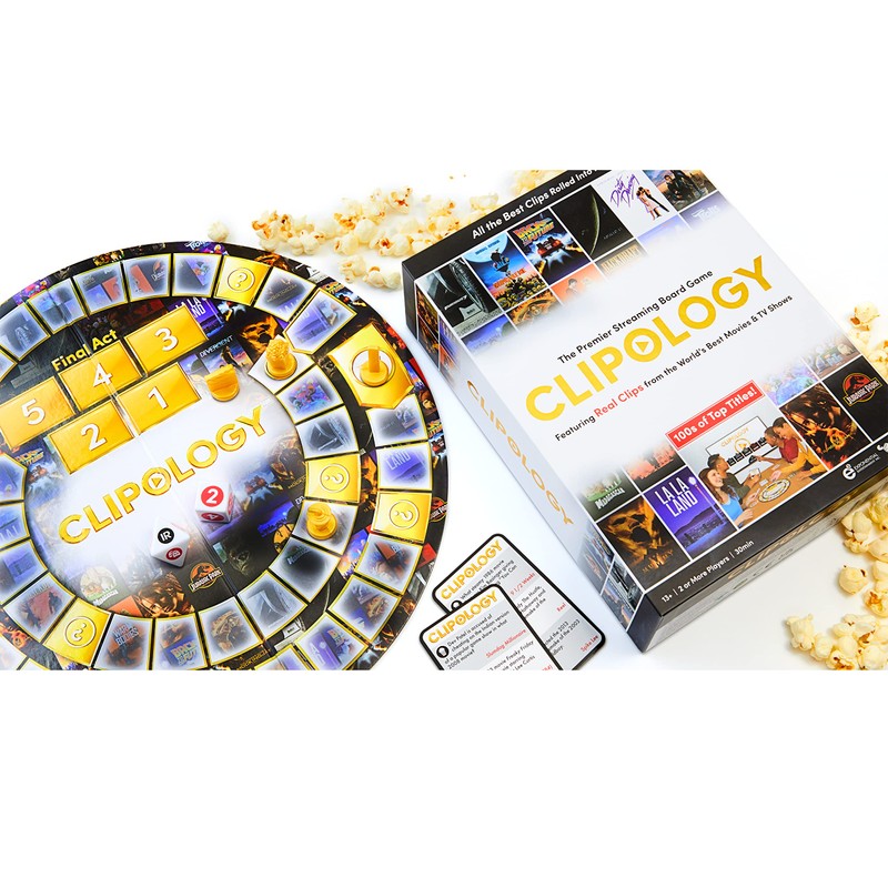 Clipology Game - The Premier Streaming Board Game Featuring Real