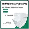 65° Gutter Elbow Roofing Gutter Downspout Elbow 2x3 White